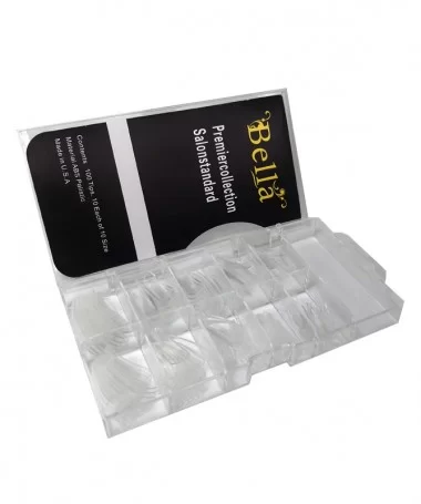 تیپ ناخن بلا BELLA شیشه ای 100 عددی