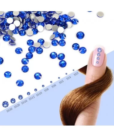 نگین ناخن سوارفسکی 1140 عددی سایزبندی آبی نگین ناخن سوارفسکی 1140 عددی سایزبندی آبی