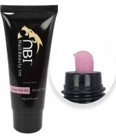 پلی ژل ناخن ان بی آی NBI DEEP PINK 60g