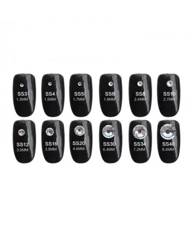 نگین ناخن سوارفسکی 1140 عددی سایزبندی رزگلد نگین ناخن سوارفسکی 1140 عددی سایزبندی رزگلد