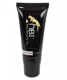 پلی ژل ناخن ان بی آی NBI LIGHT PINK 60g