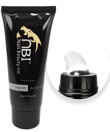 پلی ژل ناخن ان بی آی NBI CLEAR 60g