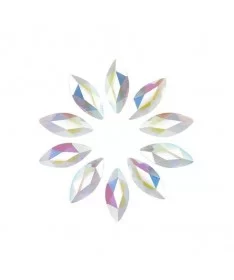 نگین ناخن سوارفسکی بیضی هفت رنگ