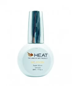 لاک ژل سفید 30 میل هیت HEAT