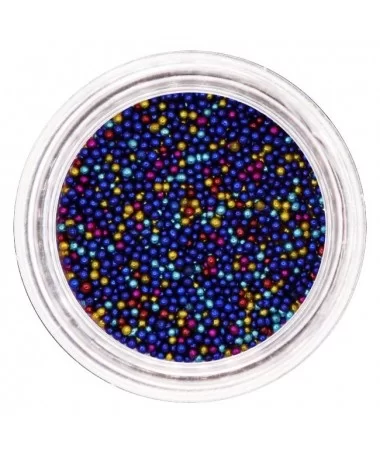 دیزاین خاویار رنگی مخلوط ناخن 12 عددی