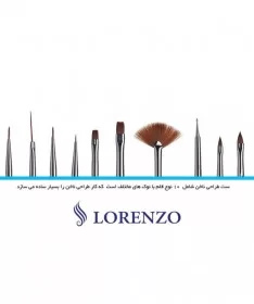 قلم طراحی لورنزو LORENZO N710 - بسته 10 عددی