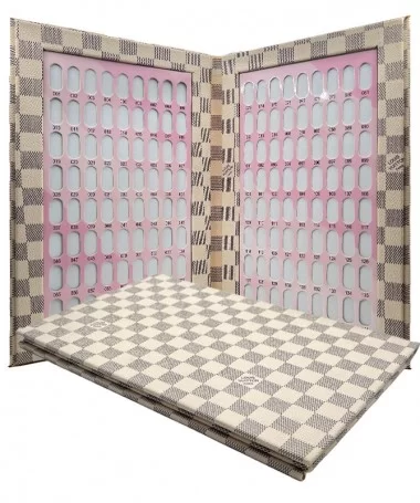 آلبوم کالیته ناخن 144 عددی طرح لویی ویتون کرم