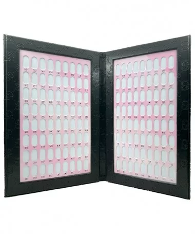 آلبوم کالیته ناخن 144 عددی طرح گوچی مشکی