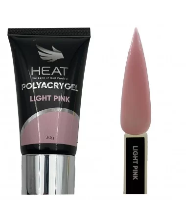 پلی ژل ناخن هیت HEAT LIGHT PINK 30g