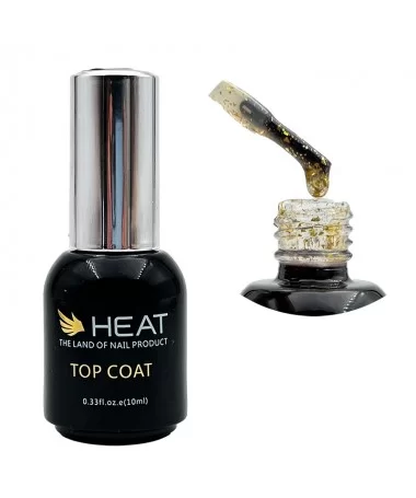 تاپ ژل اکلیلی هیت HEAT 01 - طلایی
