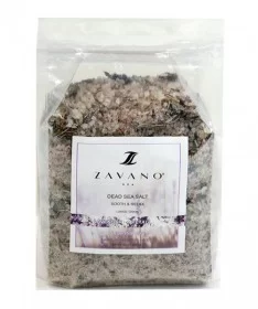 نمک دریایی 1020 گرم زاوانو ZAVANO - اسطوخودوس حاوی گل خشک