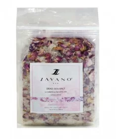 نمک دریایی 1020 گرم زاوانو ZAVANO - گل رز حاوی گل خشک