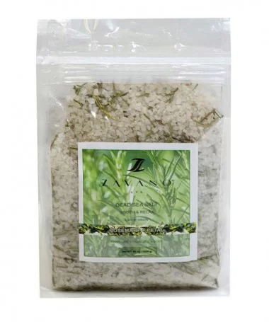 نمک دریایی 1020 گرم زاوانو ZAVANO - رزماری حاوی گل خشک