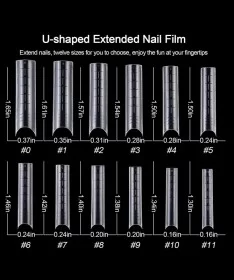 قالب کاشت ناخن کوپر 120 عددی KOPER U CURVE