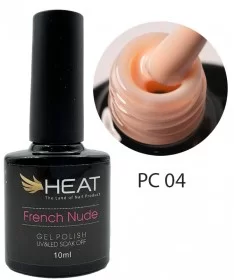 لاک ژل بیس فرنچ هیت HEAT PC04