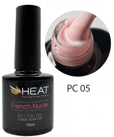 لاک ژل بیس فرنچ هیت HEAT PC05