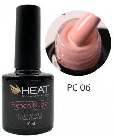 لاک ژل بیس فرنچ هیت HEAT PC06