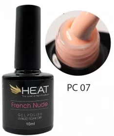 لاک ژل بیس فرنچ هیت HEAT PC07