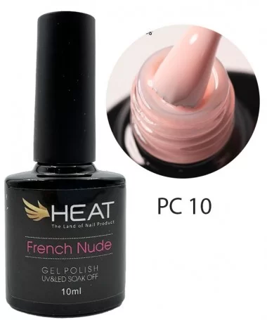 لاک ژل بیس فرنچ هیت HEAT PC10