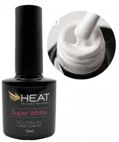 لاک ژل سفید 10 میل هیت HEAT