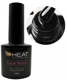 لاک ژل مشکی 10 میل هیت HEAT