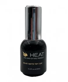 تاپ مات ناخن هیت VELVET MATT TOP HEAT
