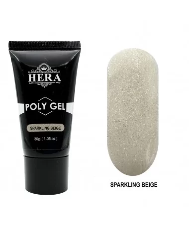 پلی ژل 30 میل هرا بژ شاین دار HERA SPARKLING BEIGE