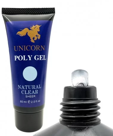 پلی ژل 60 میل کلیر یونیکورن UNICORN CLEAR - 01