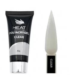 پلی ژل ناخن هیت کلیر HEAT CLEAR 30ML