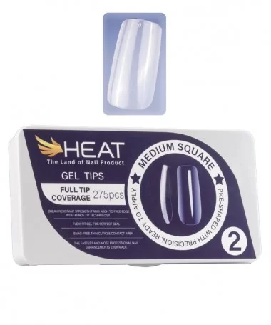 تیپ ژل ناخن هیت مربع HEAT 2