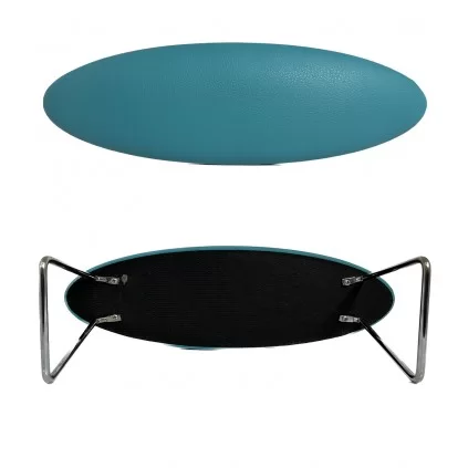 بالشتک زیر دست روسی پایه فلزی فیروزه ای