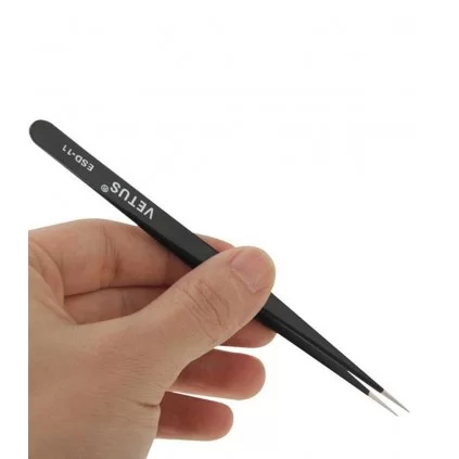 پنس سر صاف وتوس TWEEZERS ESD-11