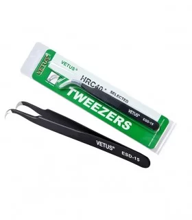 پنس سر کج وتوس TWEEZERS ESD-15