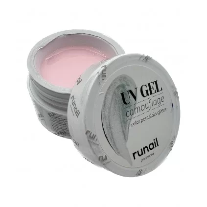 بیلدر ژل رونیل صورتی شاین دار RUNAIL 30ML