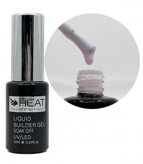 بیلدر ژل صورتی گچی هیت HEAT 10ml No4