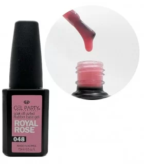 رابر بیس ناخن ژل پارتی GEL PARTY ROYAL ROSE