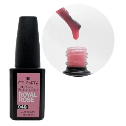 رابر بیس ناخن ژل پارتی GEL PARTY ROYAL ROSE