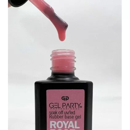 رابر بیس ناخن ژل پارتی GEL PARTY ROYAL ROSE