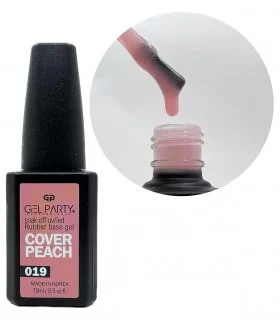 رابر بیس ناخن ژل پارتی GEL PARTY COVER PEACH