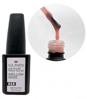 رابر بیس ناخن ژل پارتی GEL PARTY MELLOW ROSE