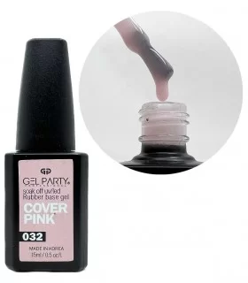 رابر بیس ناخن ژل پارتی GEL PARTY COVER PINK