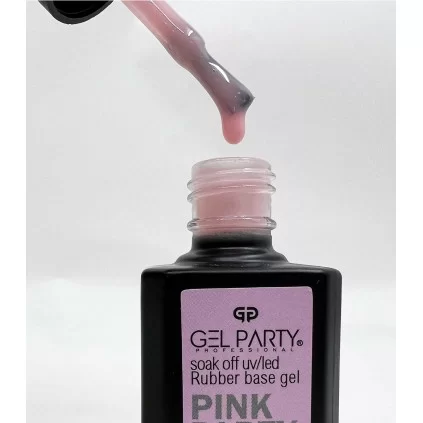 رابر بیس ناخن ژل پارتی GEL PINK PARTY