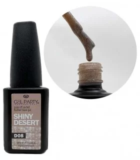دیسکو رابر بیس ناخن ژل پارتی GEL PARTY SHINY DESERT