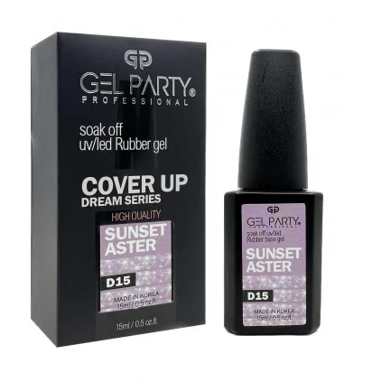 دیسکو رابر بیس ناخن ژل پارتی GEL PARTY SUNET ASTER