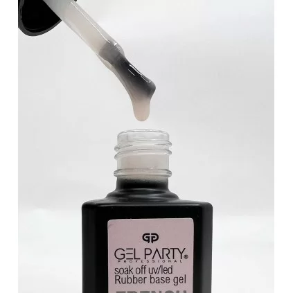 رابر بیس ناخن ژل پارتی GEL PARTY FRENCH VANILA