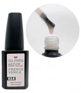 رابر بیس ناخن ژل پارتی GEL PARTY FRENCH VANILA