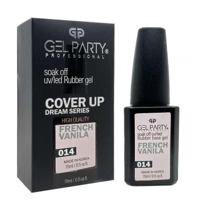 رابر بیس ناخن ژل پارتی GEL PARTY FRENCH VANILA
