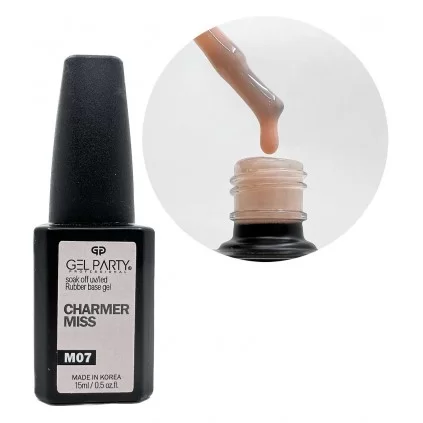 رابر بیس ناخن ژل پارتی GEL PARTY CHARMER MISS