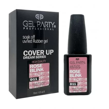 دیسکو رابر بیس ناخن ژل پارتی GEL PARTY ROSE BLINK