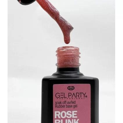 دیسکو رابر بیس ناخن ژل پارتی GEL PARTY ROSE BLINK